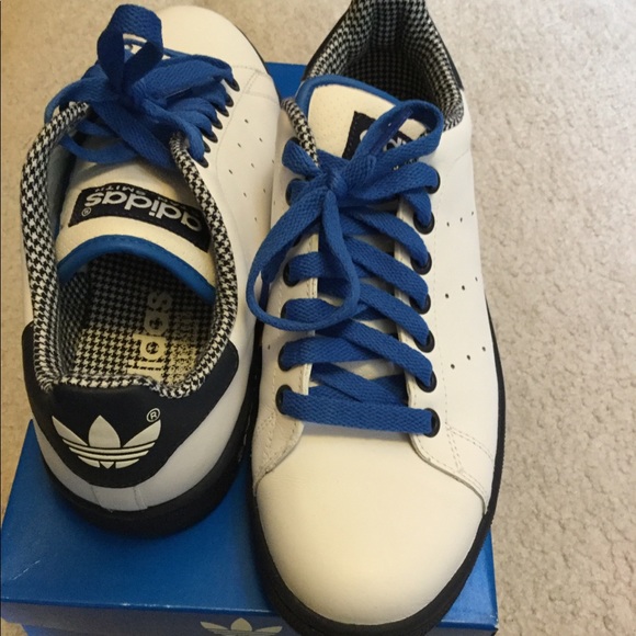 Adidas Stan Smith 2 Lea size 8 men’s worn once - Picture 7 of 8